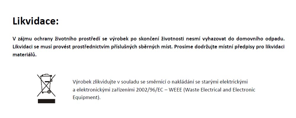 Likvidace elektro zařízení Galavito